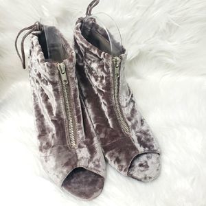 Rockport Sakai Peeptoe Booties Size 10